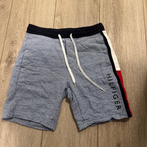 Tommy Hilfiger Shorts Mens Size Small Gray Fleece Sweat Shorts Outdoor - Picture 2 of 6